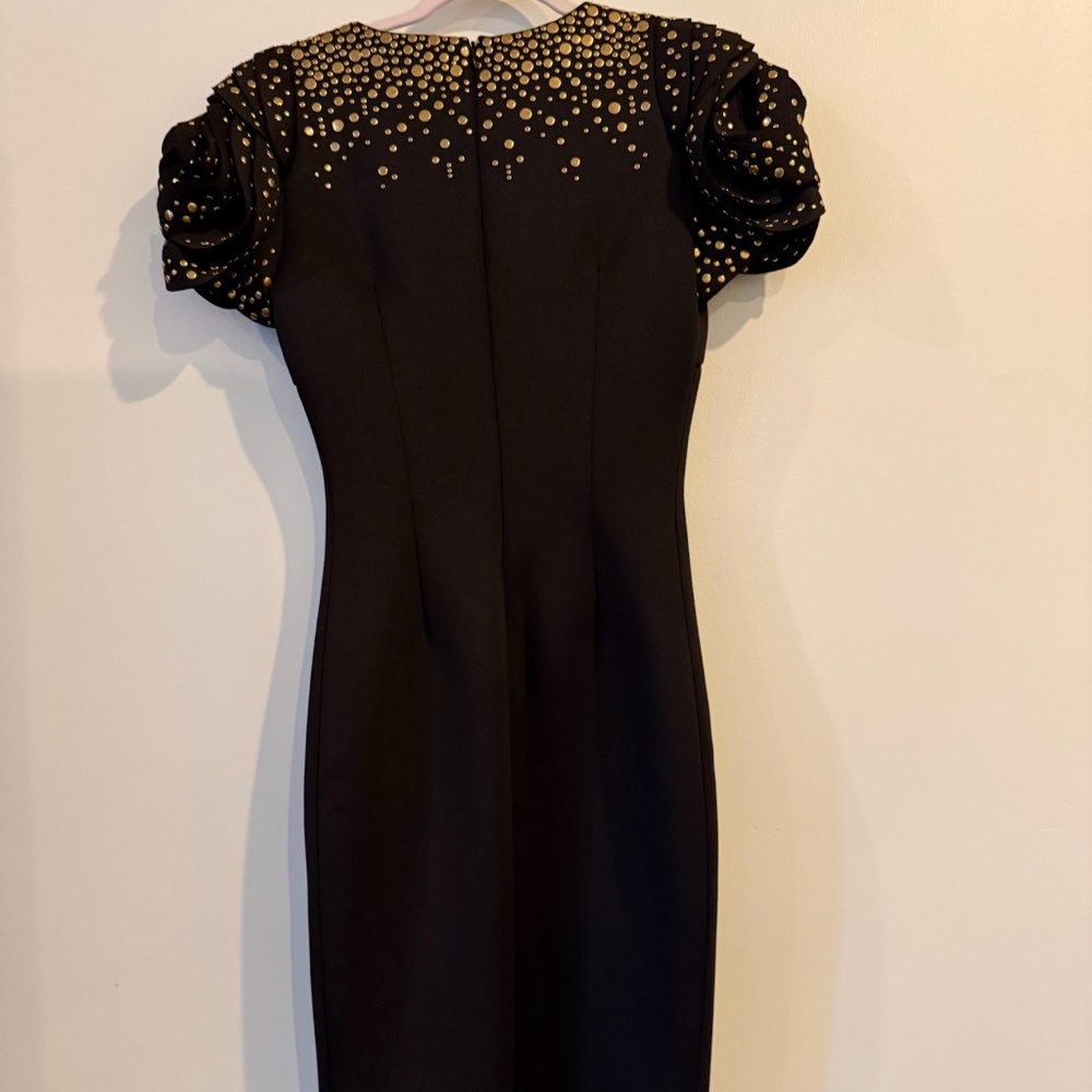 An elegant cocktail dress from Badgley Mischka